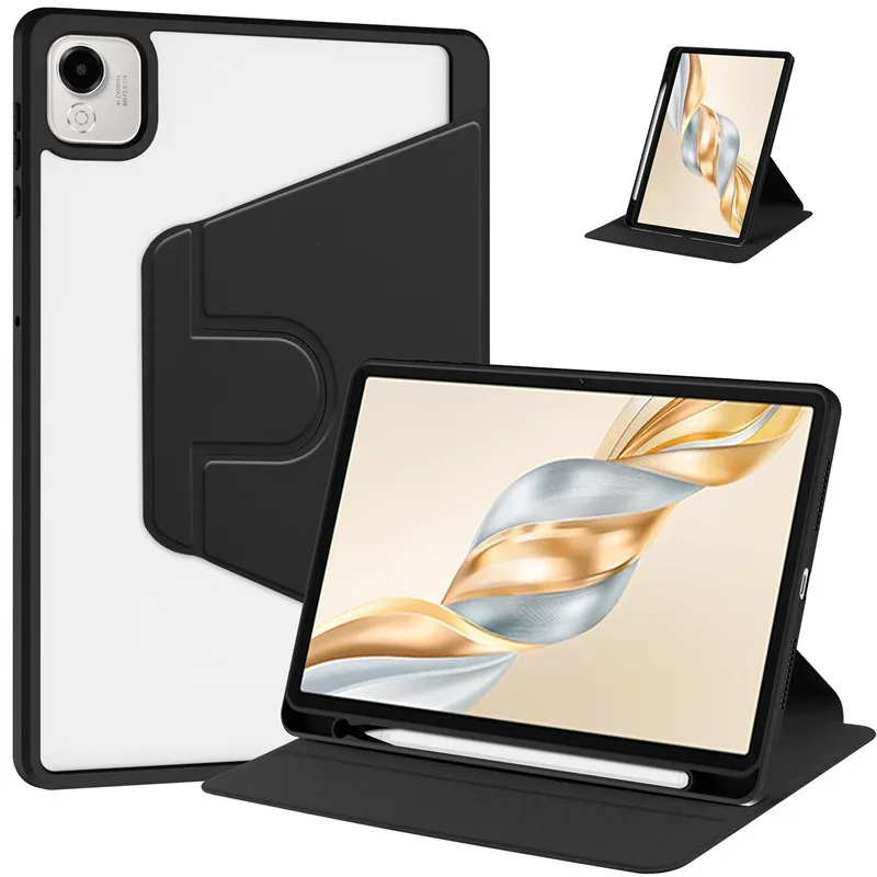 

For Huawei Honor Pad X9 Pro Case 2025 Acrylic Rotating Stand With Pencil Holder Funda For Honor Pad X9 Pro 11.5" ELN2-W09 Cover