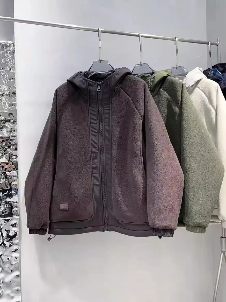 

Мужская толстовка на молнии с капюшоном, осенне-зимняя, утепленная, повседневная, удлиненная, молодежная, модная, китайский бренд