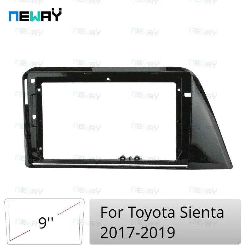 9INCH Car Radio Fascias Android Stereo Player 2 Din Head Unit Panel Dash Frame Installation Trim For Toyota Sienta 2016-2019