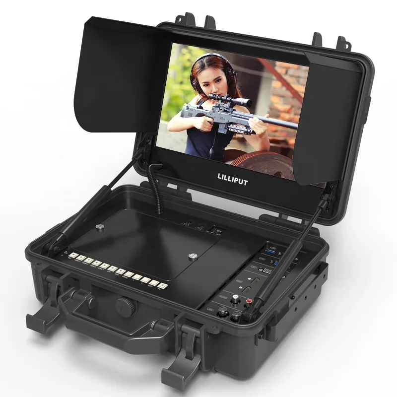 

Lilliput BM120-4KS Portable 12.5 Inch 4K Ultra HD Broadcast Outdoor 3G-SDI HDMI DVI VGA Monitor