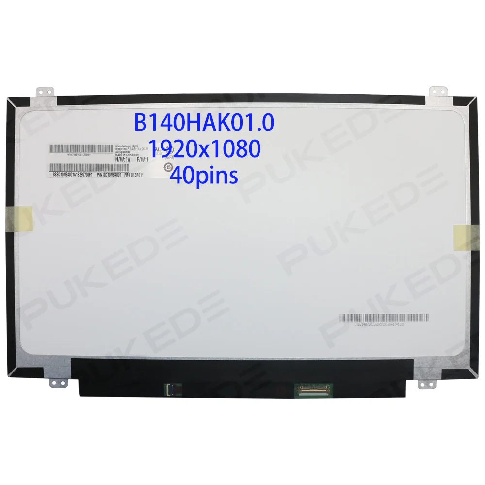 B140HAK01.0 R140NWF5 R6 Touch LCD Screen 1920*1080 IPS 40 pins 14.0