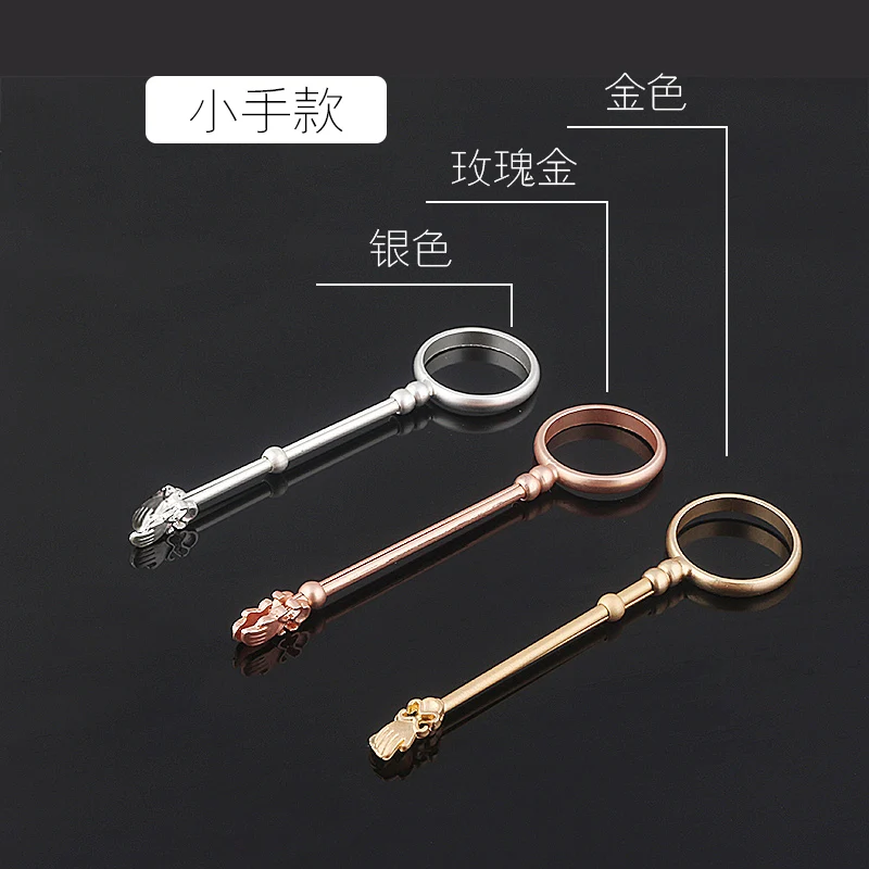 Funny Cigarette Hand Holder Smoking Ring Rack Vintage Rose Flower Metal Finger Clip Smoke Cool Gadgets For Men Smoker Tools