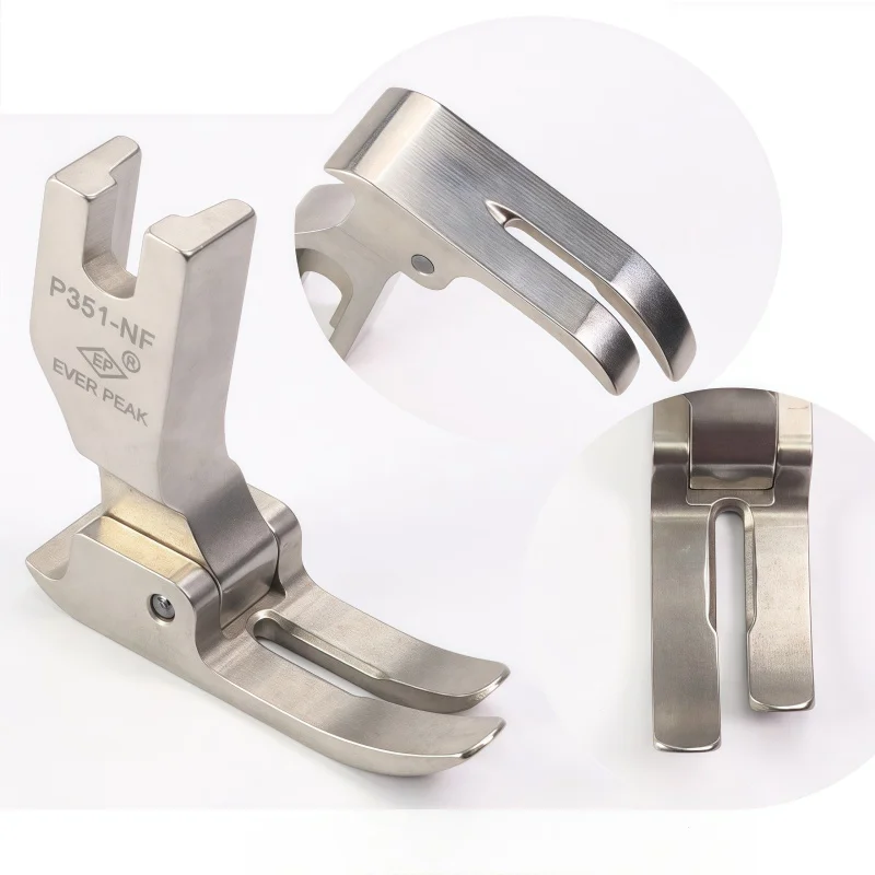 

1 шт. Ep P351-Nf P351s-Nf распашная игольная прижимная лапка среднего тонкого материала плоская прижимная лапка трикотажная рубашка плоская лапка промышленное шитье