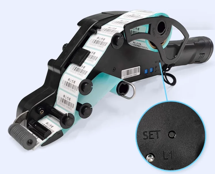 آلة ملصقات المقبض الأوتوماتيكية للفواكه؛ أداة وضع العلامات على تعبئة الفاكهة #3