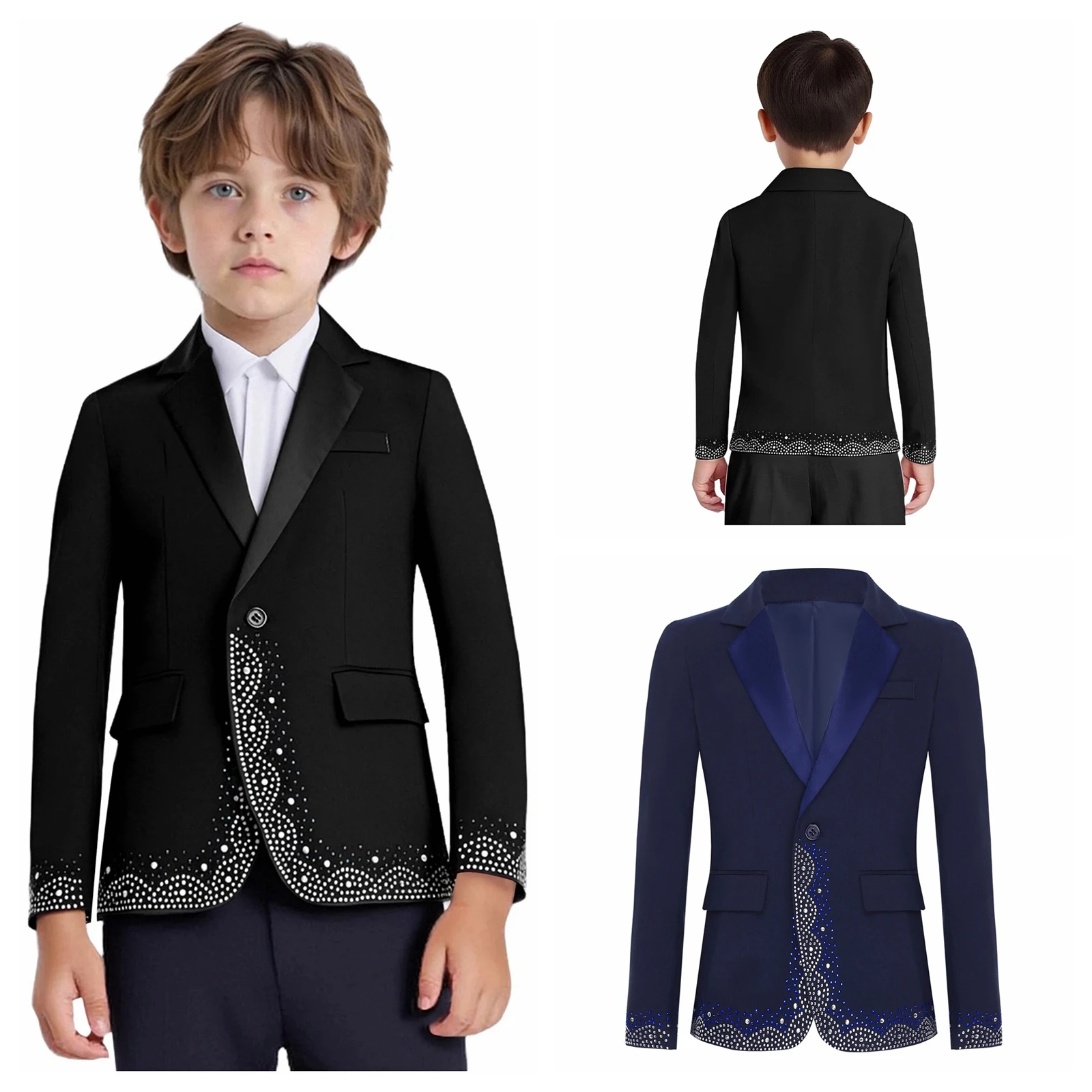 Chaqueta de otoño para niños, uniformes escolares de actuación de Piano, chaqueta de caballero para niños, trajes, abrigos, chaqueta, prendas de vestir exteriores para fiesta
