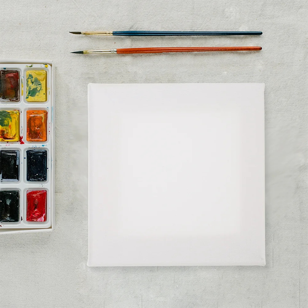 

4pcs Oil Painting Canvas Boards Professional Blank Wooden Panels For Acrylics Diy Art Projects Stretched Canvas