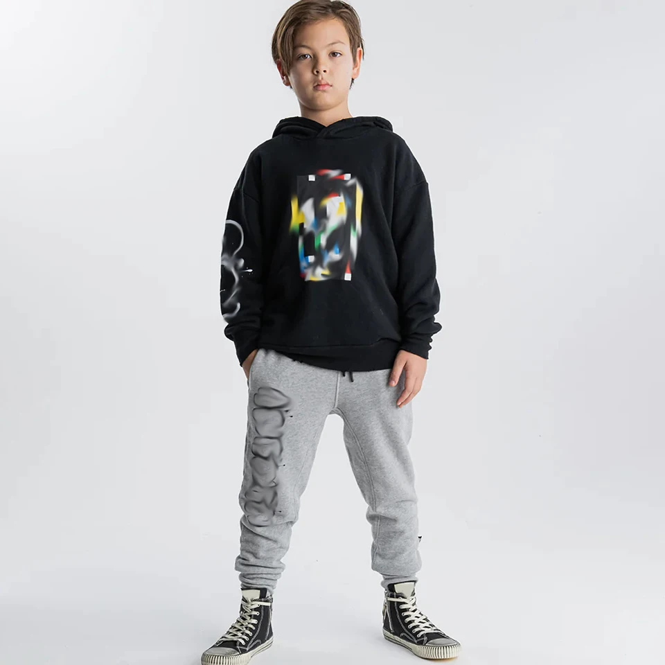 Clearance Israel Teen Girl Clothes N Band Children Boy Cotton Sweatpants Haren Pants Trousers Cartoon Print Autumn Streetwear