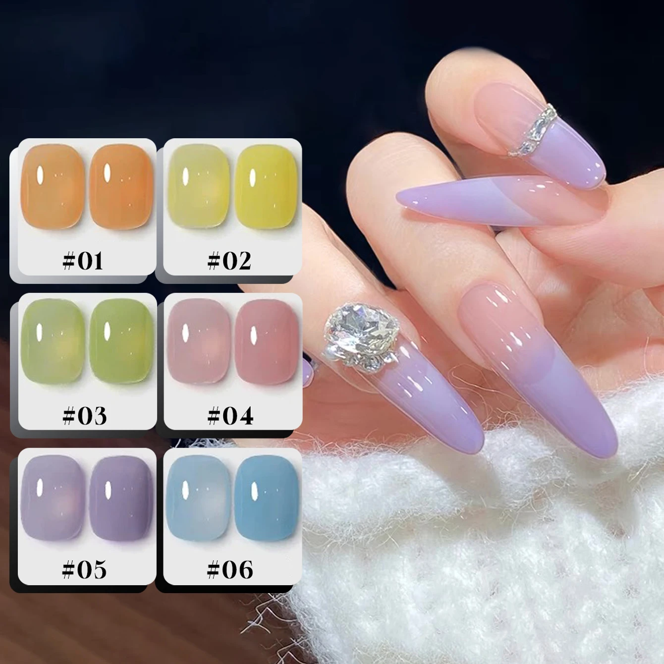 

MIANEL 2026 Новинка: Гель-лак для ногтей 12 мл с эффектом желе и дофамина, универсальный, модный, нежный, подчеркивающий красоту кожи, для ежедневного использования, в оттенках макарон, для нейл-арта