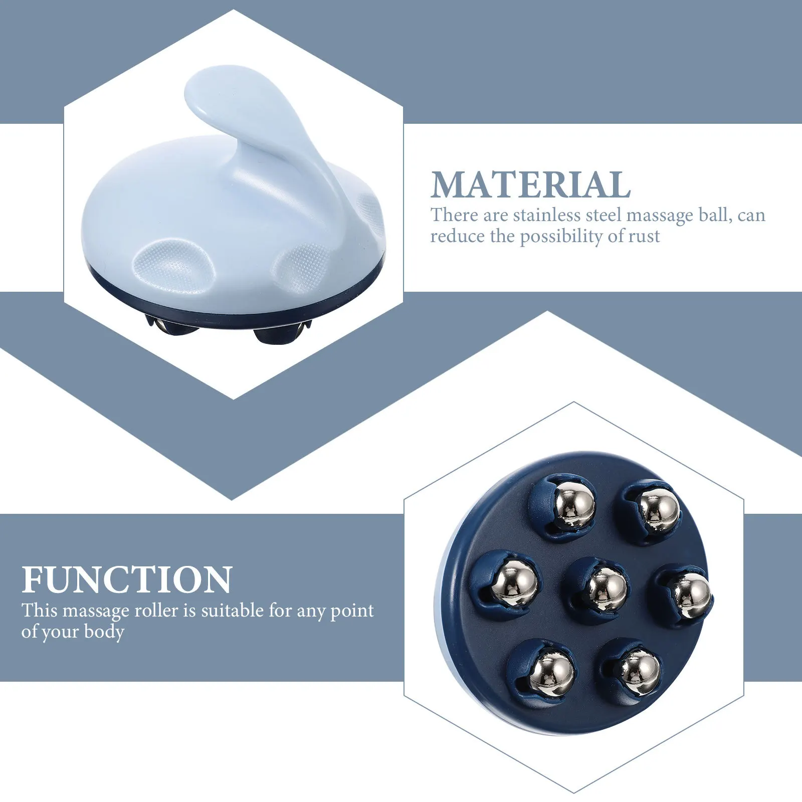 

Massage Roller Ball Tool for Neck Back Shoulder Foot Hand Acupoint Massager Reusable Home Supply Body Care Blood Circulation