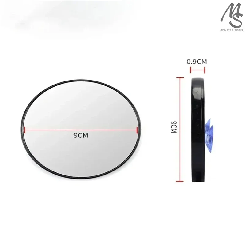 Mini miroir grossissant 5x/10x/15x, pour la maison, avec ventouse, point noir rond, haute qualité, pour maquillage