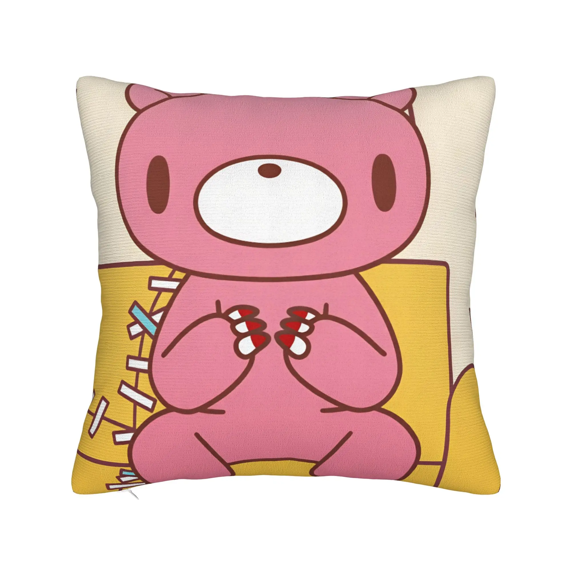Cartoon G-Gloomy Bear  Pillow Cover  Morden Pillow Case For Wedding Party Home Decor Custom Pillowcases Gift