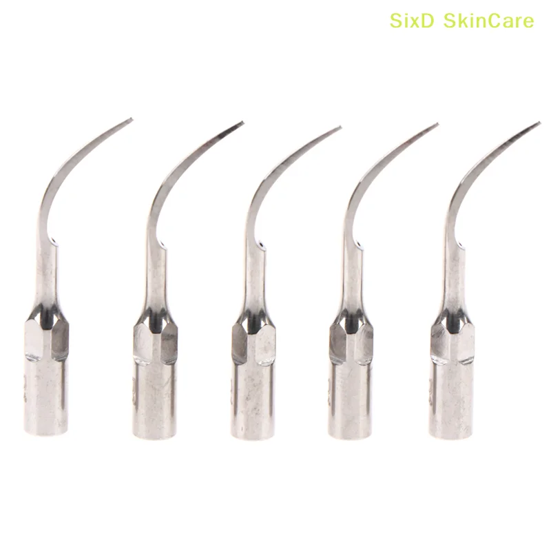 5Pcs Disposable Dentistry Dental Ultrasonic Scaler Tips Compatible With Satelec And Dentista Dental Supplies Tools