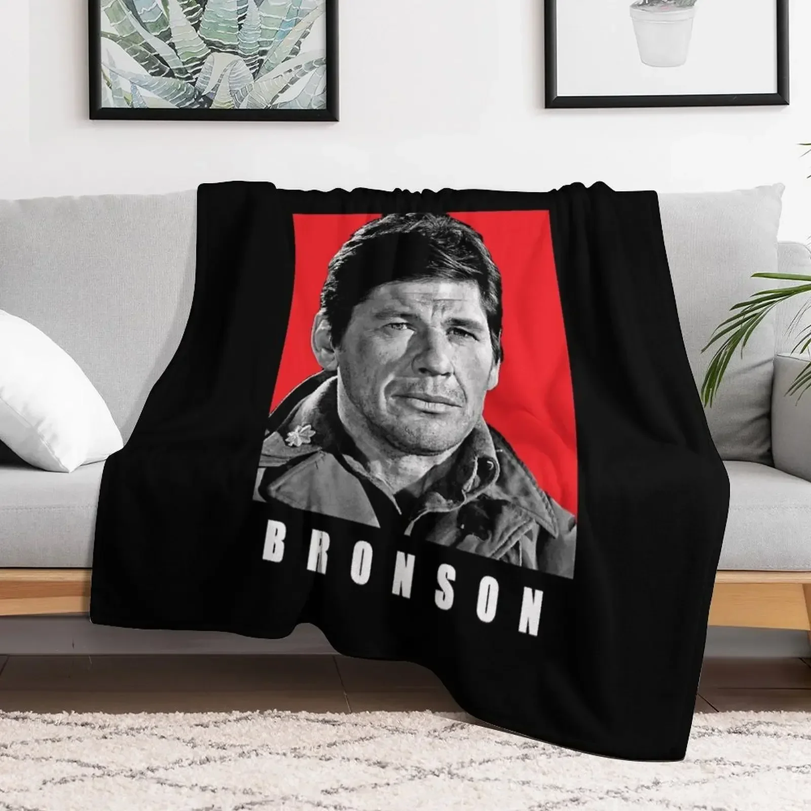 Lover Gift Charles Bronson Halloween Throw Blanket Camping warm for winter blankets and throws Blankets