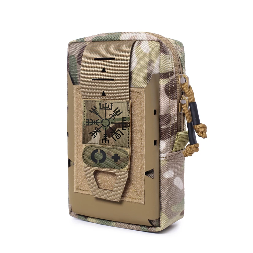 Tactical pokrowiec Molle torba wojskowa torba biodrowa Nylon Outdoor turystyka rowerowa wypoczynek telefon komórkowy przechowywanie rozmaitości Pac