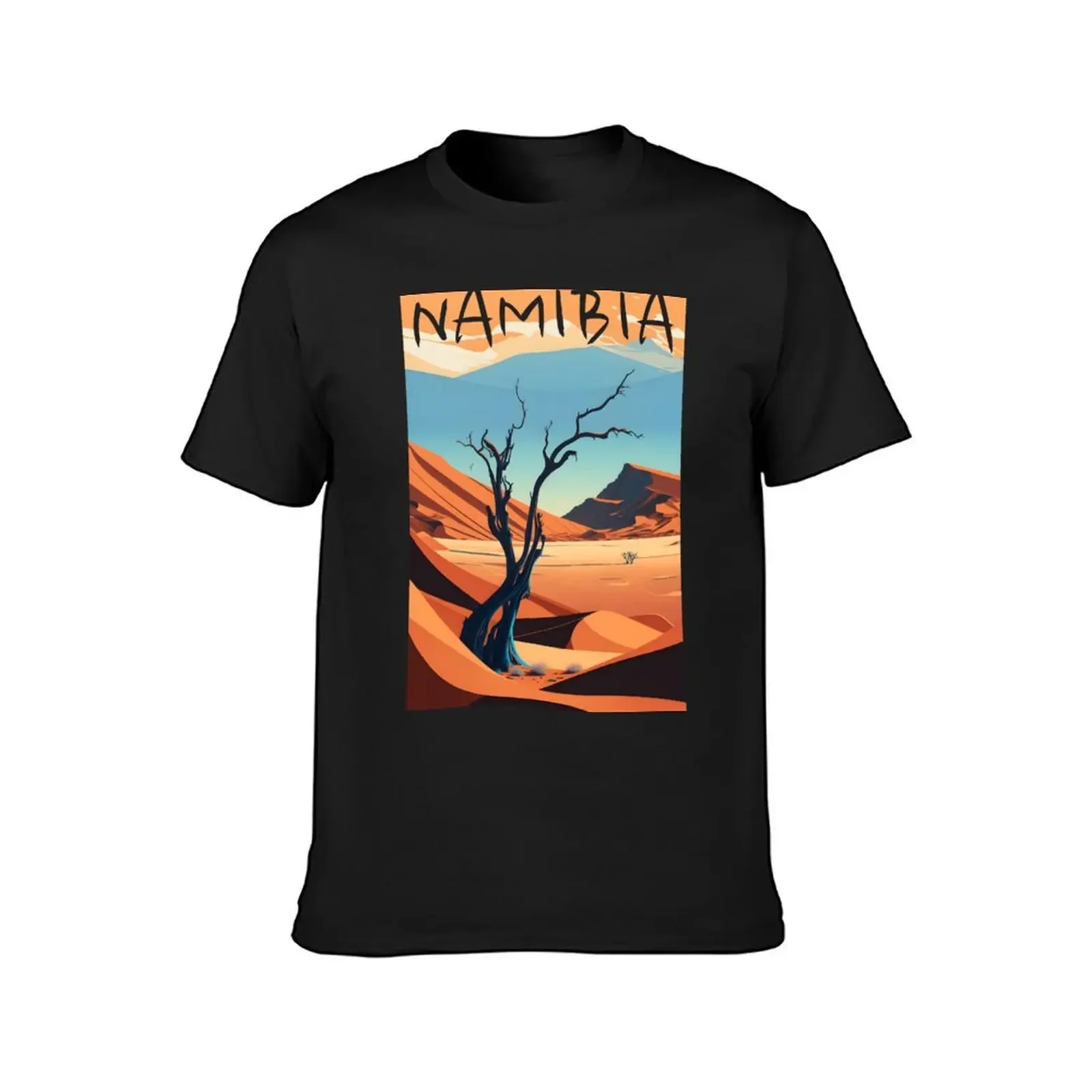 Namibia Deadvlei desert gift T-Shirt graphics customs design your own plain funny t shirts for men