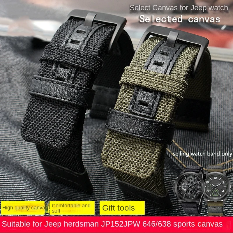 

20mm 22mm 24mm extended nylon strap for Seiko Citizen Casio Hamilton Omega JEEP series universal men's watch strap