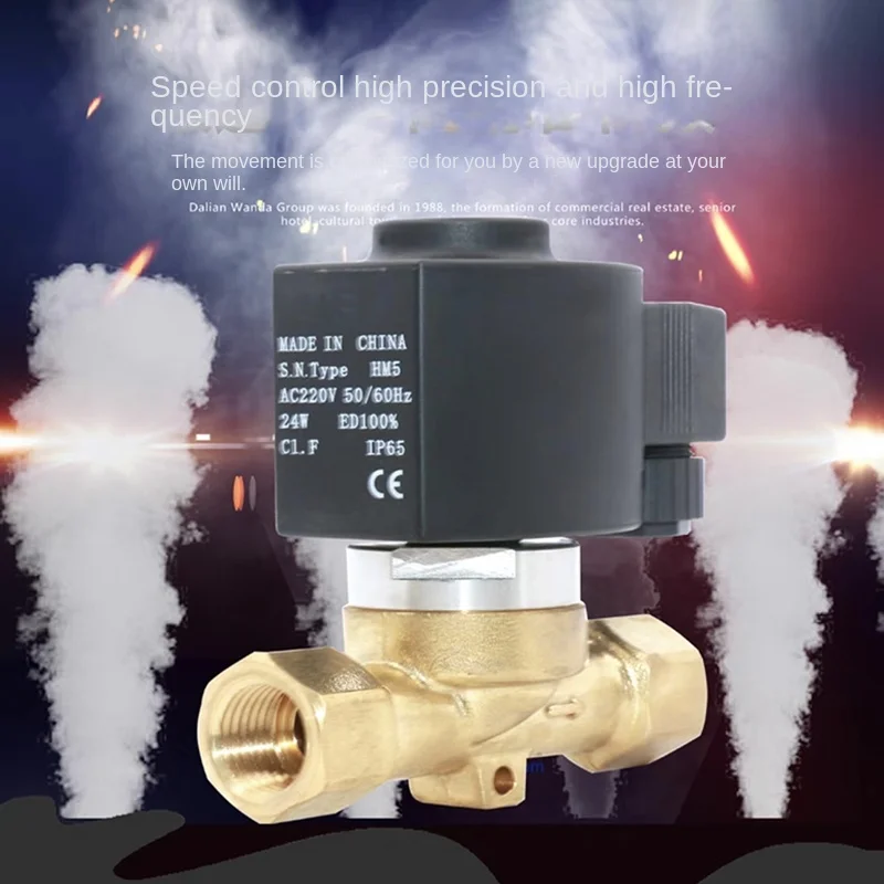 Imagem -05 - Válvula Solenóide Unidirecional de Dióxido de Carbono Controle Co2 Spray Interruptor Pneumático do Controlador de Pressão Hm5 24w Novo