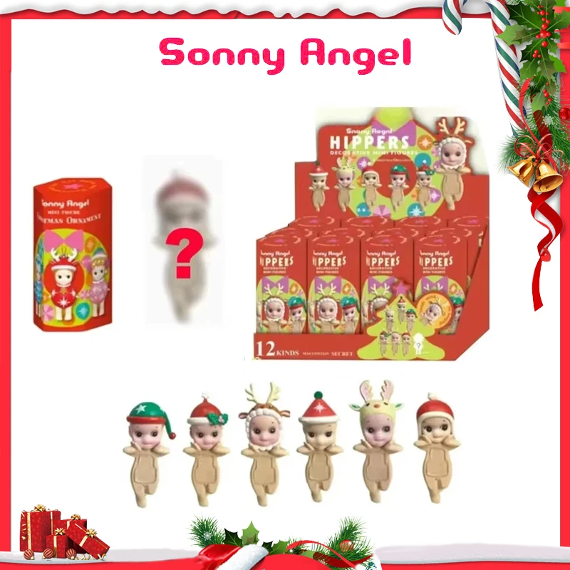 

Sonny Angel Blind Box Christmas Angel Series Party Angel Mysterious Blind Box Cute Figure Doll Toys Car Ornament Christmas Gift