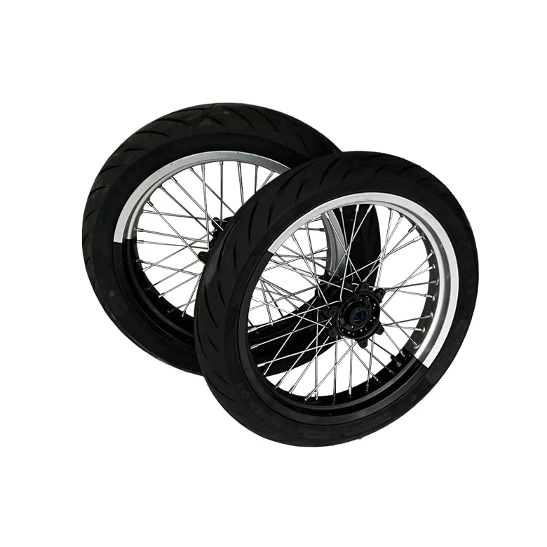 

Колеса для электровелосипеда Sur-Ron Light Ultra Bee Supermoto 17 дюймов для прямых продаж, с настраиваемым цветом ступицы и обода