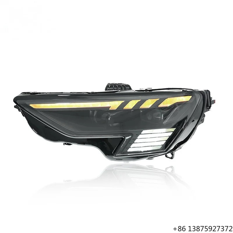 

Подходит для A3 2021-2024 годов: Обновленная фара в сборе с матричными LED-линзами и дневными ходовыми огнями высокого класса