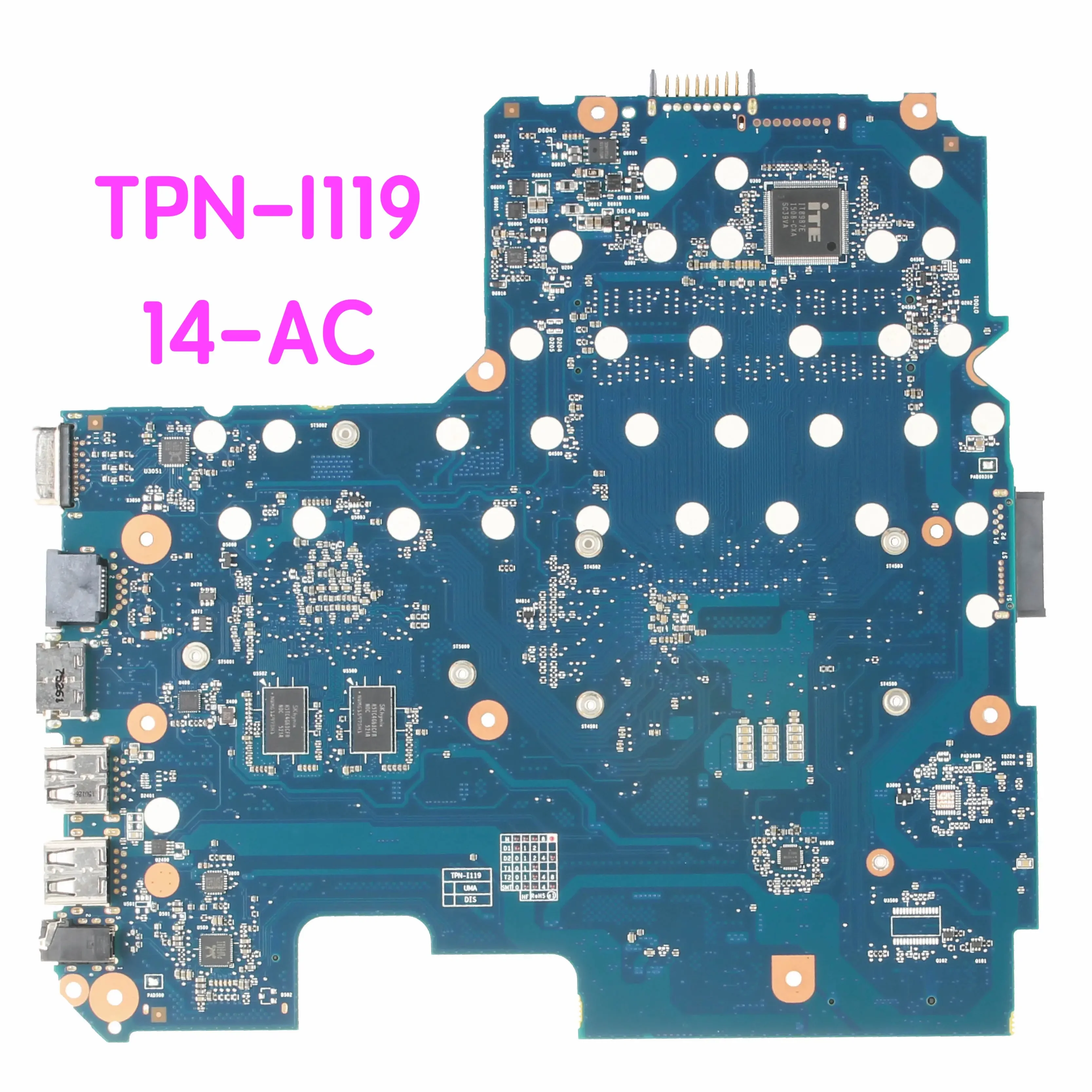 Suitable For HP TPN-I119 14-AC Laptop Motherboard 814045-501 814045-001 814045-601 6050A2730001 Mainboard 100% tested fully work