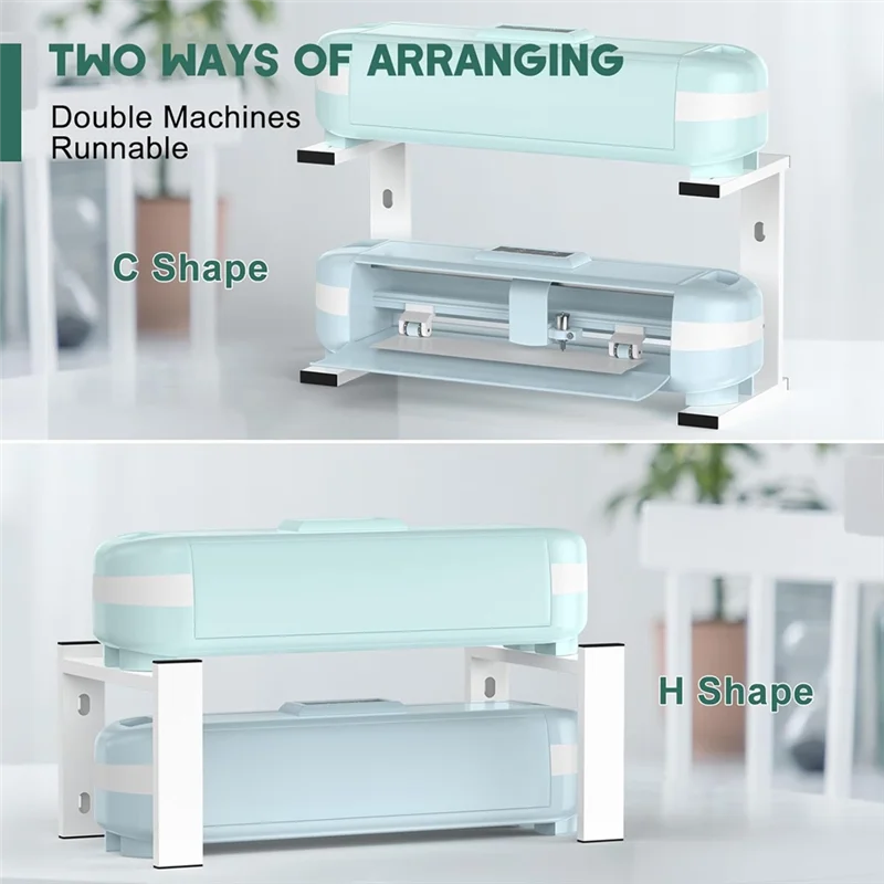 

2-In-1 Stand Legs For Cricut Maker 3/ Maker/Explore 3/ Explore Air 2, Accessories And Tools Organizer For Craft Room-AA26