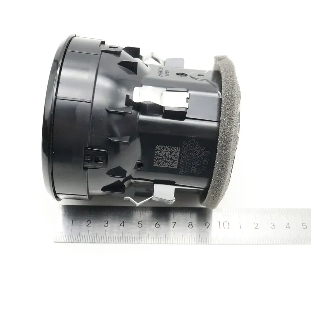 Salida central del tablero frontal de ventilación de aire acondicionado A/C para Mercedes Benz Clase V W447 W448 Metris Vito V260 2014-2023 negro
