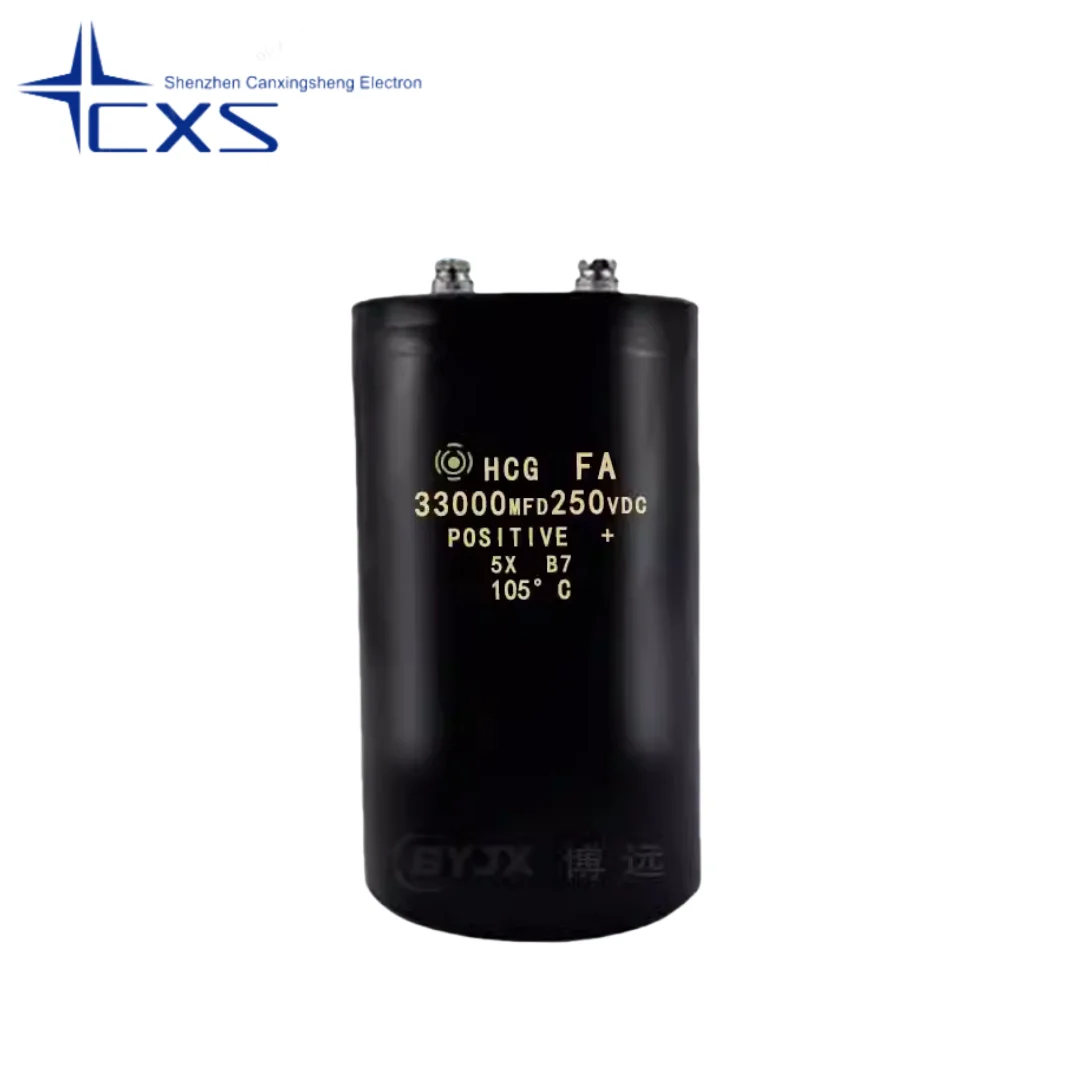 

250V33000UF Hitachi Electrolytic Capacitor Original Screw Foot 33000UF250V Size 90x130/155/170