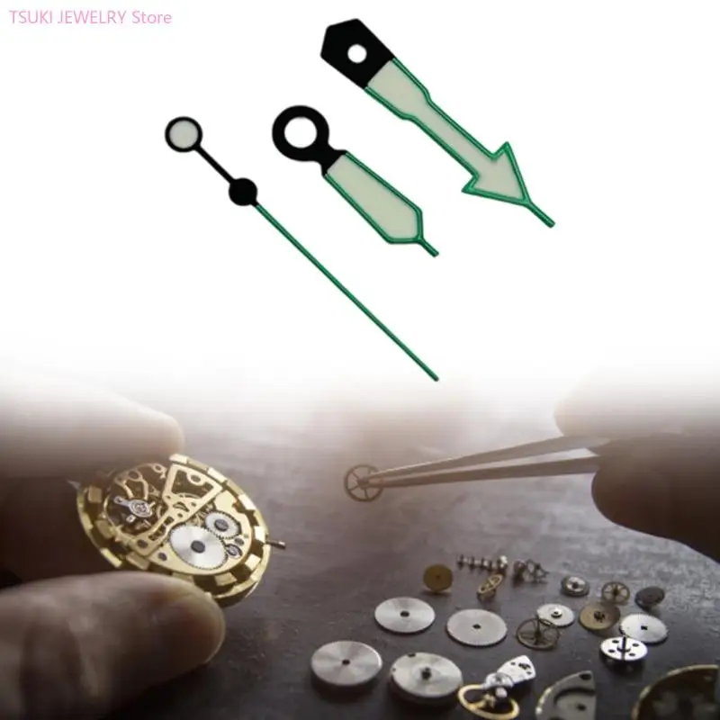62KE Alloy Luminous Watch Hands Movements Simple Tool Assembly