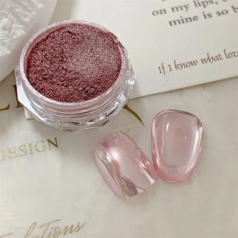 Manicure Super Flash bogaty w pigment musujące efekt lustrzany paznokcie lśniące letnie lusterko do paznokci w proszku metalowe narzędzia do zdobienia paznokci