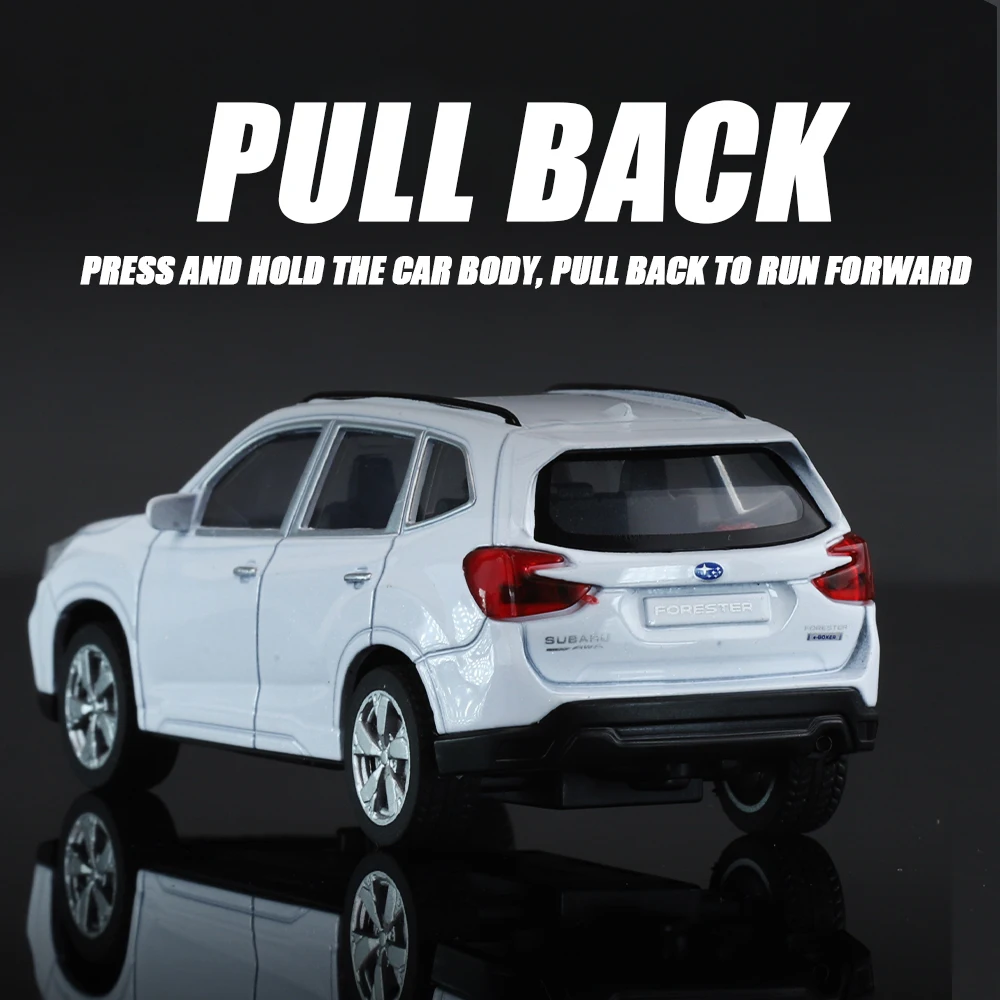 2025 1/43 Bilancia Subaru Forester WRX STI Auto Sportive Pressofuso In Lega di Metallo Modello Classico Giocattolo Del Capretto Regalo Squisito Collezione Decorati