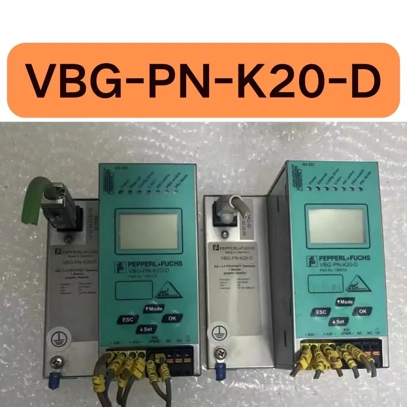 

The second-hand VBG-PN-K20-D gateway module tested OK and its function is intact