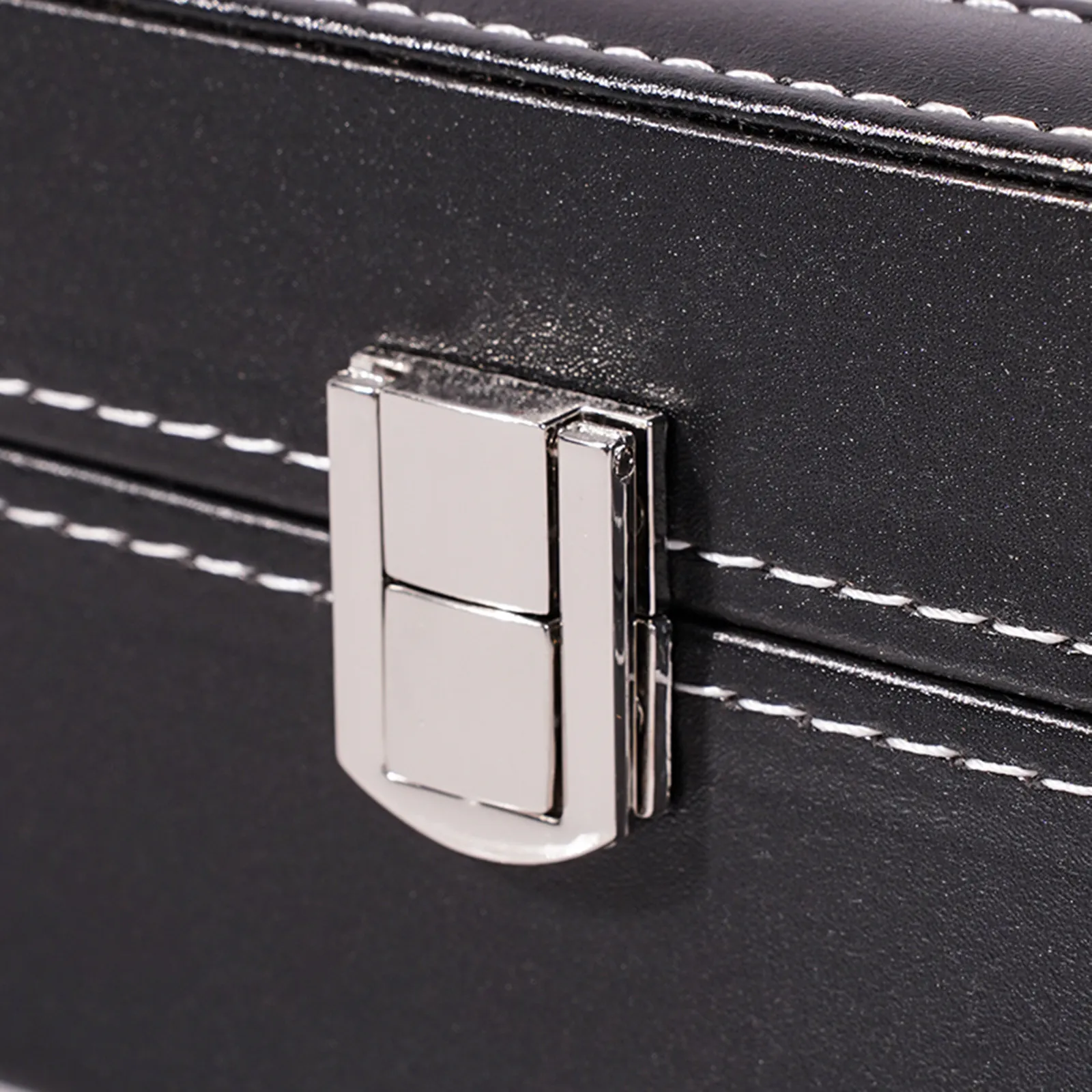 2-Position Pu Leather Watch Box Ready-Made Jewelry Packaging Box Jewelry Box Storage Box Leather Watch Box