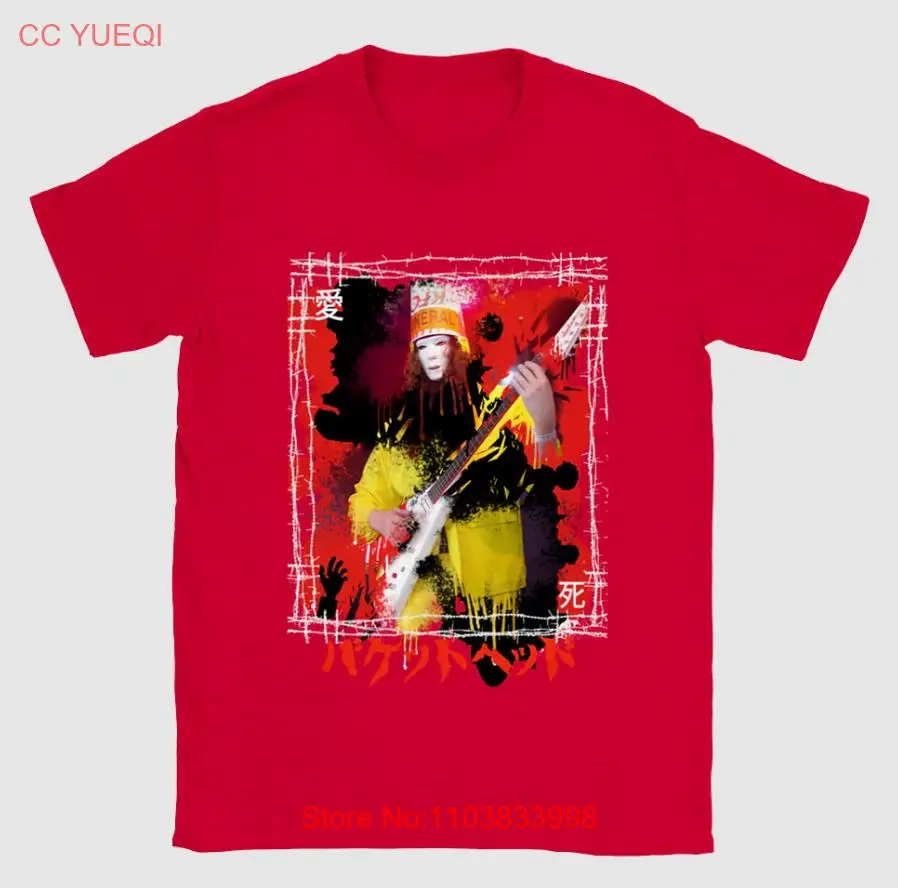 Vtg Love, Death & Buckethead Cotton Full Size Unisex Red Shirt J490