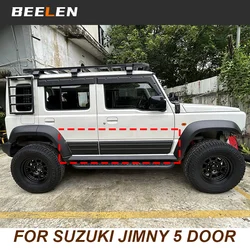4Pcs Car Side Door Body For Suzuki Jimny 5 Door JB64 JB74 2019-2024  Molding Trim Decorative Cover Guard Plate Protective Strip