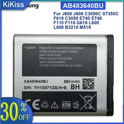 Battery AB483640BU 880Mah For Samsung J600 J608 C3050C S7350C F619 C3050 E740 E748 F110 F118 G618 L600 L608 B3210 M519