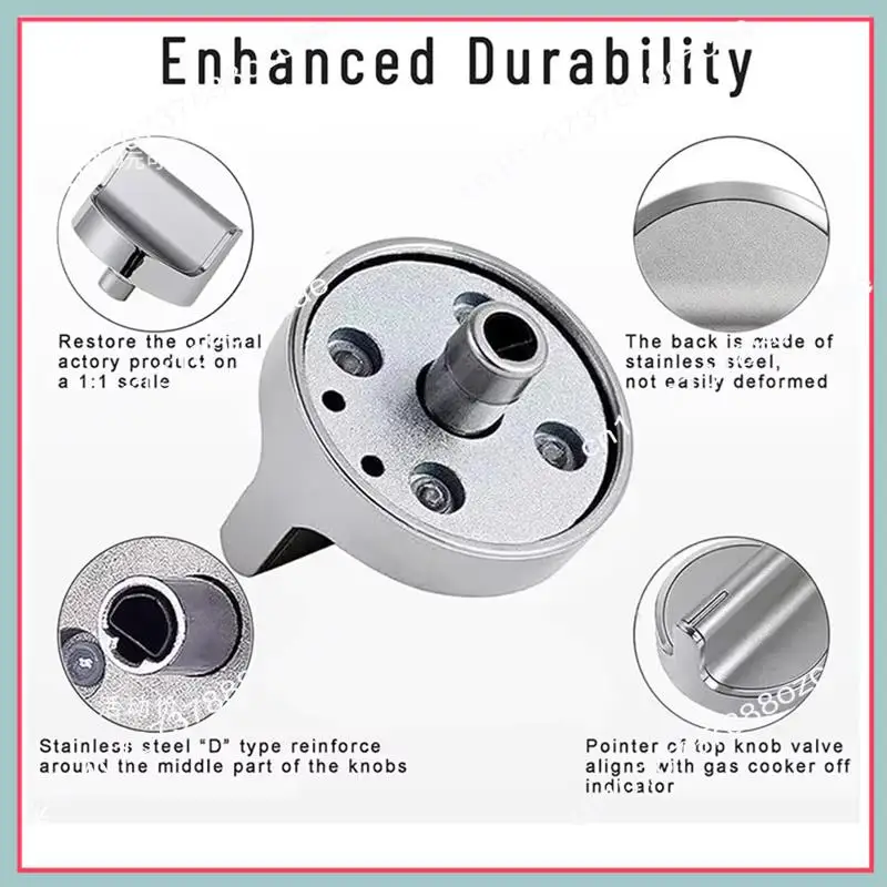 Perillas de repuesto A26P para cocinas de gas compatibles con AP6023301 compatibles con ABKY-W10594481
