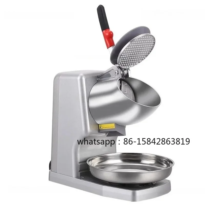 Ice Shaver for Commercial Use, Automatic Ice Sand Machine for Milk Tea Shops, Street Vending and Household Ice Crusher