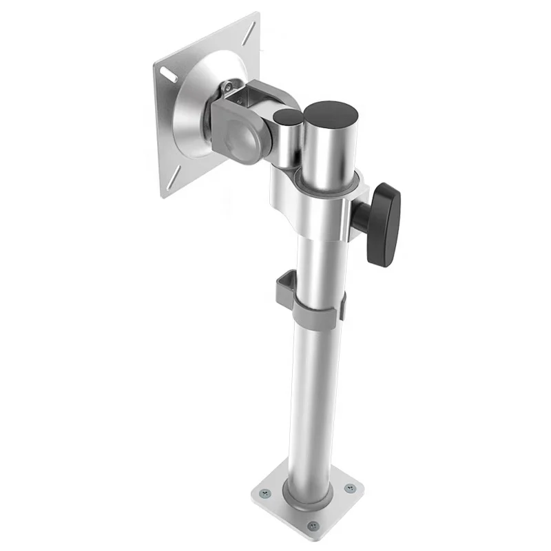 360 degree fully adjustable dual monitor desktop mounting arm 90 degree tilt new dual monitor bracket