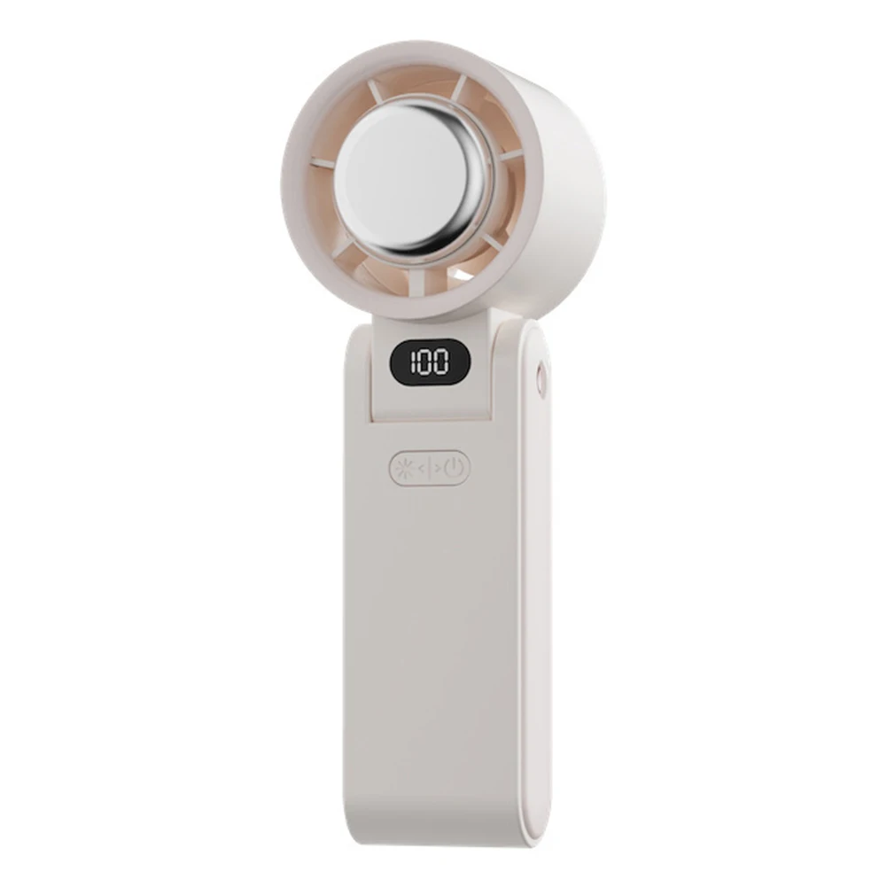Lightweight Handheld Cooling Fan with Ice Cooling Function 3600mAh Battery and Adjustable Speeds for Instant Relief