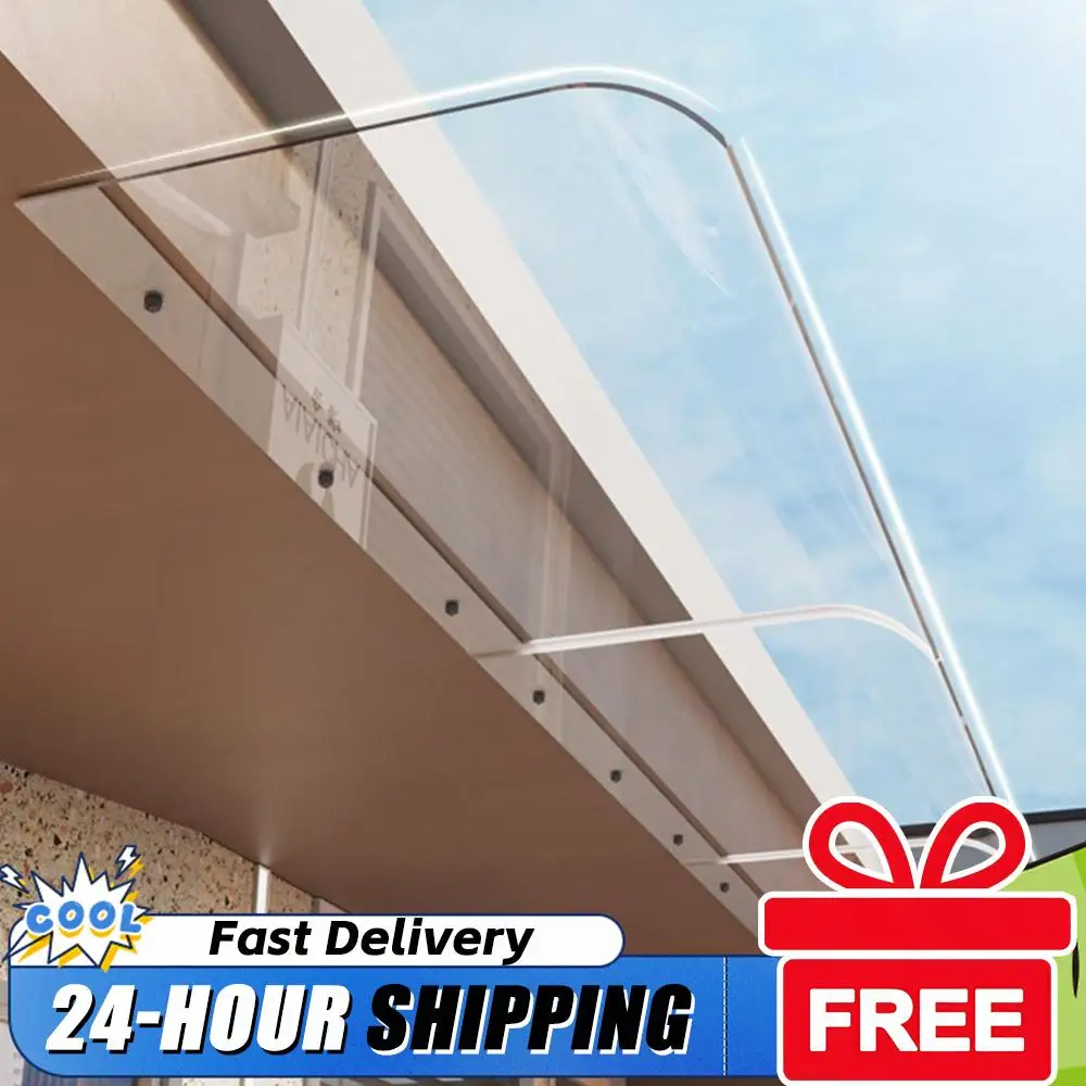 Window Door Wall Canop UV Rain Protection Door Shelter Window Cover Window Awning Awning Canopy for Front Door/Porch Patio Roof