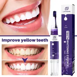 V34 Tooth Whitening Tooth Whitening Instrument Toothpaste Pen Tooth Gel Brighten Clean Serum Stains Remover Travel Partable