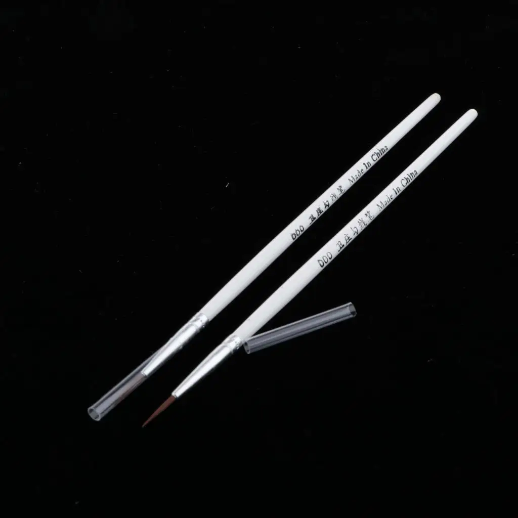 

100set White Line Drawing Pen Pen Drawing Brush Dotting Pen 0.3-0.2cm