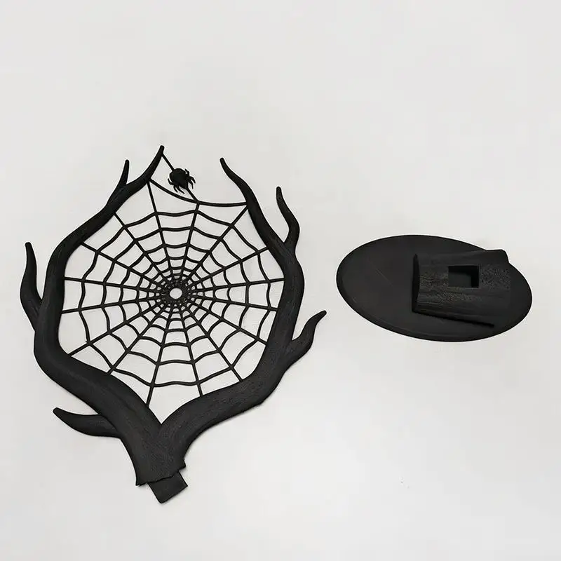 3D Printed Spider Web Decoration, Halloween Jewelry Stand Earrings Rings Bracelets Storage Display Stand, Halloween Party Gift