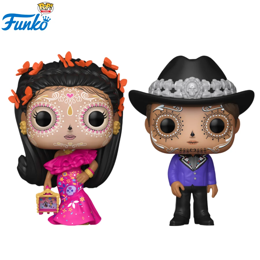 

Барби Funko Pop Ретро Игрушки Барби Кен Día De Muertos День мертвых Периферийные фигурки Игрушки Коллекционные украшения