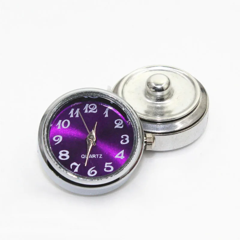 10pcs/lot 20mm white wrist watch snap buttons charms DIY women18mm Ginger Bracelet&bangles snap jewelry