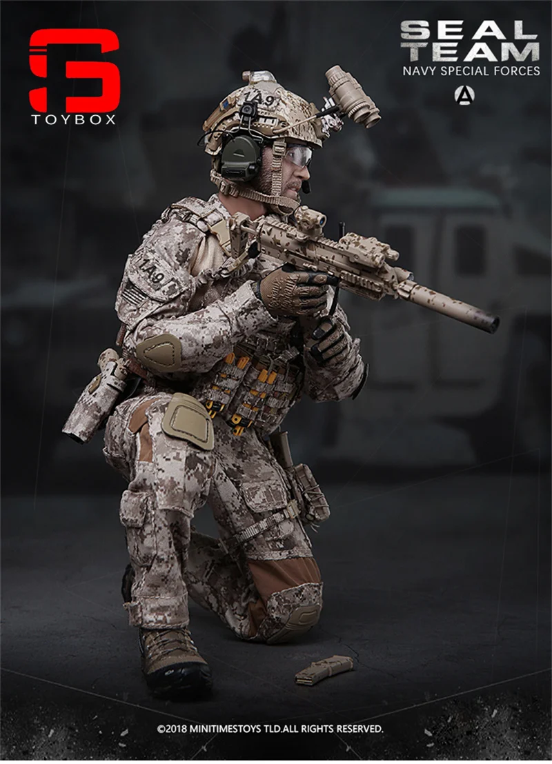 Auf Lager MINITIMES M012 1/6 US SEAL Team Navy Special Forces Soldat Action Figure 12'' Männliche Figur Modell Vollen Satz Spielzeug