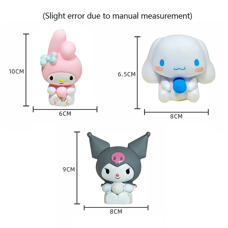 Cute Cartoon Decompression Toy Anime Figure Kuromi Cinnamoroll Melody Spit Bubbles Stress Relief Squishy Hand Pinch Toy Gifts