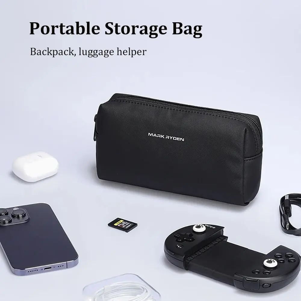 Durable Travel Toiletry Bag Waterproof Portable Digital Product Storage Bag Casual Broken-resistant USB Data Cable Organizer