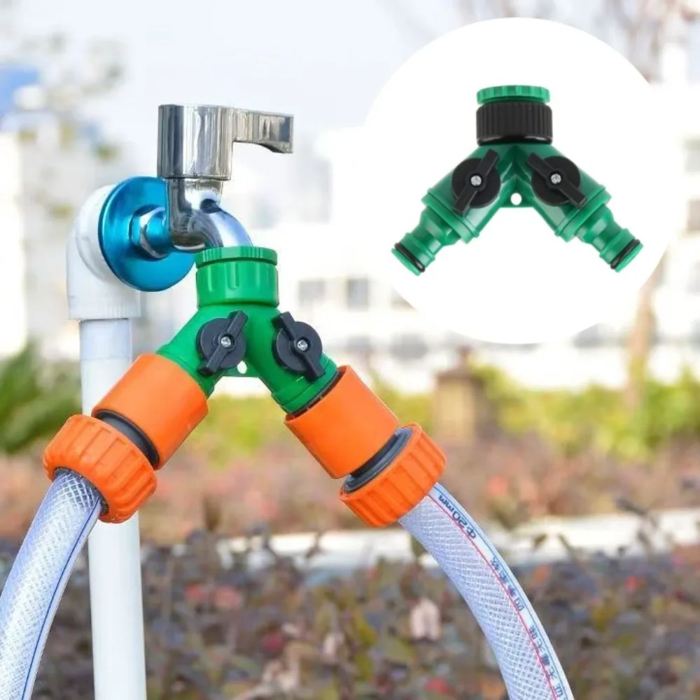 Y-Shaped Connector for Garden Hose Faucet Suitable for Two-Way Diverter Adapter Practical Household Garden Gadget Для Сада
